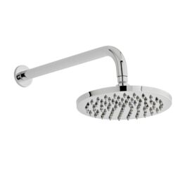 Clifton Chrome Shower with Hung Slide Rail Kit & Overhead Drencher in Silver - thumbnail 3