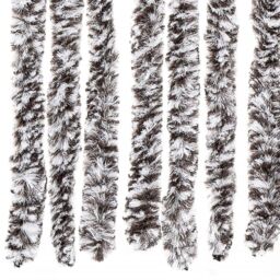Berkfield Home Insect Curtain Brown & Beige 100x220 cm Chenille - thumbnail 5