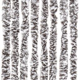 Berkfield Home Insect Curtain Brown & Beige 100x220 cm Chenille - thumbnail 6