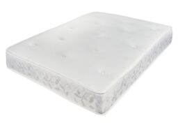 Sloomy Falcon Plush Fabric Ottoman Bed End Opening With Sprung Memory Mattress & 54 Inch Floorstanding Headboard With Wings - Size: Small Single - thumbnail 4