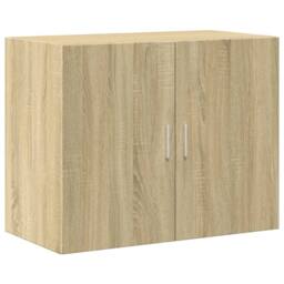 Berkfield Home Wall Cabinet Sonoma Oak 80x42.5x64 cm Engineered Wood in Brown - thumbnail 2