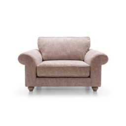 Abakus Direct Ingrid Collection Cuddle Chair in Woodrose in Rose - thumbnail 2