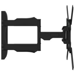 Berkfield Home TV Wall Mount for 32-55 Inch Screen Max VESA 400x400 mm 35kg in Black - thumbnail 4
