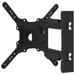 Berkfield Home TV Wall Mount for 32-55 Inch Screen Max VESA 400x400 mm 35kg in Black - thumbnail 5
