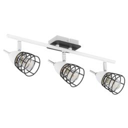 Netlighting Sky Ceiling Spotlight Bar White Black 50cm 3x E14
