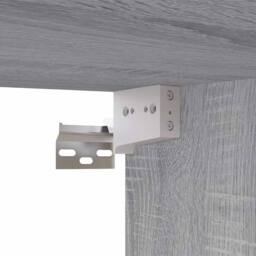 Berkfield Home TV Cabinet Grey Sonoma 80x30x30 cm Engineered Wood - Size: 80 x 30 x 30 cm - thumbnail 8