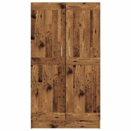Berkfield Home Book Cabinet Old Wood 82.5x30.5x150 cm Engineered Wood in Brown - thumbnail 5