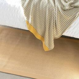 Kukoon Beige Natural Jute Herringbone Pattern Non Slip Cotton Border Rug - Size: 80 cm x 150 cm - thumbnail 3