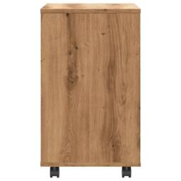 Berkfield Home Side Table Artisan Oak 70x35x55 cm Engineered Wood in Brown - Size: 70 x 35 x 55 cm - thumbnail 5