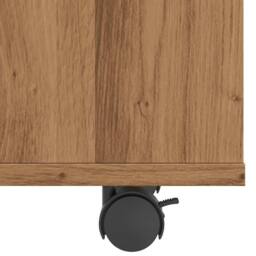 Berkfield Home Side Table Artisan Oak 70x35x55 cm Engineered Wood in Brown - Size: 70 x 35 x 55 cm - thumbnail 7