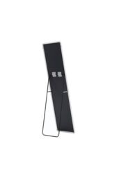 Living and Home 37cm W x 147cm H Rectangular Full Length Mirror with Metal Frame in White - Size: 37 cm W x 147 cm H - thumbnail 4