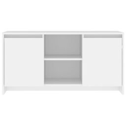 Berkfield Home TV Cabinet White 102x37.5x52.5 cm Engineered Wood - thumbnail 3