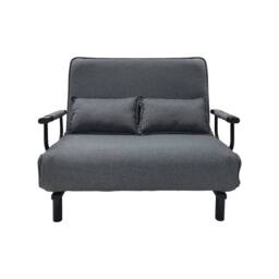 Alivio 2-In-1 Double Folding Sofa Bed 6-Level Adjustable Backrest in Grey