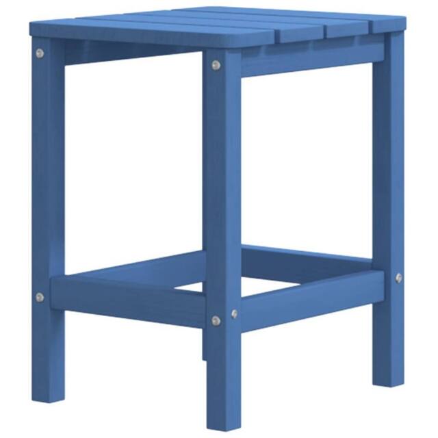 Berkfield Home Garden Adirondack Table Aqua Blue 38x38x46 cm HDPE - Size: 38 x 38 x 46 cm - image 1
