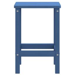 Berkfield Home Garden Adirondack Table Aqua Blue 38x38x46 cm HDPE - Size: 38 x 38 x 46 cm - thumbnail 4