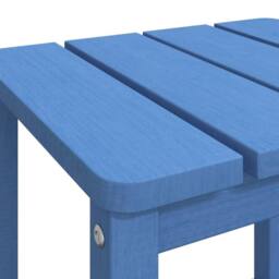 Berkfield Home Garden Adirondack Table Aqua Blue 38x38x46 cm HDPE - Size: 38 x 38 x 46 cm - thumbnail 6