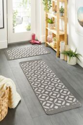 My Mat Stain Resistant Crescent Silver - Size: 67 cm x 100 cm - thumbnail 2