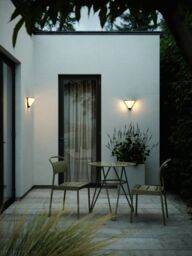 Nordlux Modern Outdoor Wall Light Black Plastic E27 Dark Sky - Mains Powered, IP44 - thumbnail 4