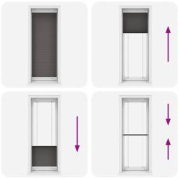 Berkfield Home Pleated Blind Black 70x200 cm Fabric Width 69.4 cm Polyester - thumbnail 8