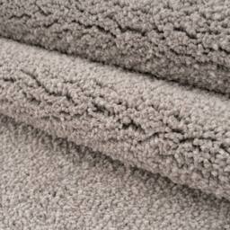 Kukoon Machine Washable Shaggy Rug Silver Grey Fluffy Bedroom Carpet Mat - Size: 120 cm x 170 cm - thumbnail 5