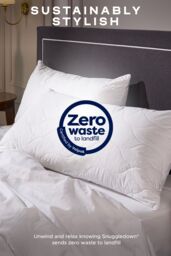 Snuggledown Hotel Luxury Cotton Quilted Kingsize Firm Pillow in White - Size: King - thumbnail 7