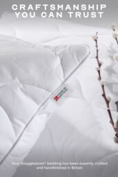 Snuggledown Hotel Luxury Cotton Quilted Kingsize Firm Pillow in White - Size: King - thumbnail 5