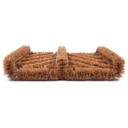 Nicola Spring Coir Knotted Scraper Door Mats - 35 x 30cm - Set of 2 in Brown - Size: 30 cm x 35 cm - thumbnail 4