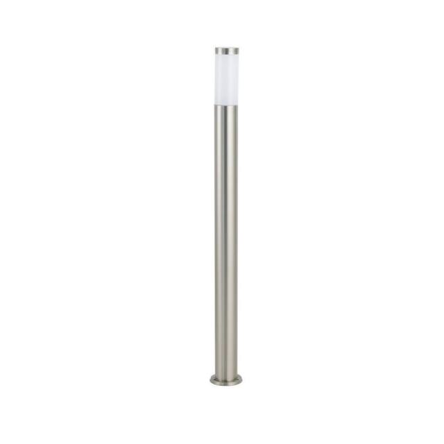 Netlighting TOKYO Outdoor 110cm Bollard Nickel IP44 110x11.5cm in Grey - Size: 110x11.5 cm