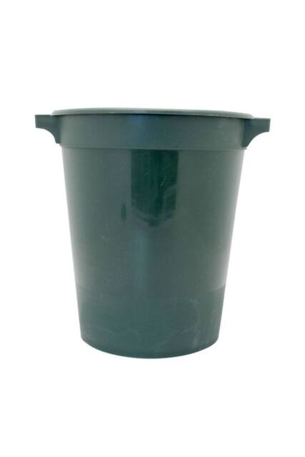 KDMD Green Flower Bucket With Handle 32cm 2 Pack in Dark Green - image 1