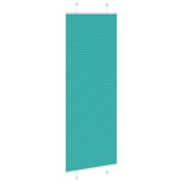 Berkfield Home Pleated Blind Petrol Green 70x200 cm Fabric Width 69.4 cm Polyester - thumbnail 4