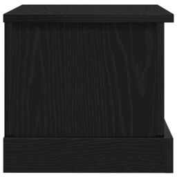 Berkfield Home Storage Box Black Oak 50x30x28 cm Engineered Wood - Size: 50 x 30 x 28 cm - thumbnail 8