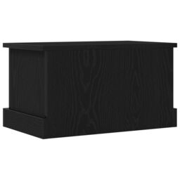 Berkfield Home Storage Box Black Oak 50x30x28 cm Engineered Wood - Size: 50 x 30 x 28 cm - thumbnail 6