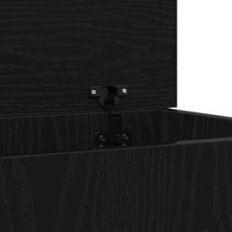 Berkfield Home Storage Box Black Oak 50x30x28 cm Engineered Wood - Size: 50 x 30 x 28 cm - thumbnail 9