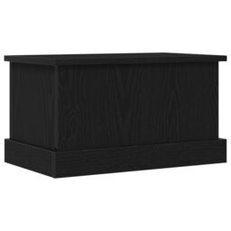 Berkfield Home Storage Box Black Oak 50x30x28 cm Engineered Wood - Size: 50 x 30 x 28 cm - thumbnail 2