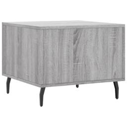 Berkfield Home Coffee Table Grey Sonoma 50x50x40 cm Engineered Wood - Size: 50 x 50 x 40 cm - thumbnail 8