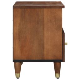 Berkfield Home Media Cabinet Honey brown Solid mango wood, Engineered wood - thumbnail 4