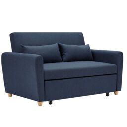 Bravich LTD Dahlia 2-Seater Pull Out Sofa Bed - Convertible Sleeper Sofa in Blue - Size: 2 Seater - thumbnail 9
