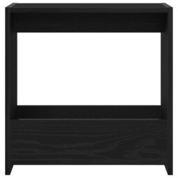 Berkfield Home Side Table Black Oak 50x26x50 cm Engineered Wood - Size: 50 x 26 x 50 cm - thumbnail 6