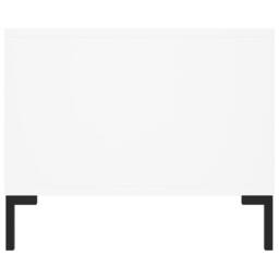 Berkfield Home Coffee Table White 102x50x40 cm Engineered Wood - Size: 102 x 50 x 40 cm - thumbnail 7