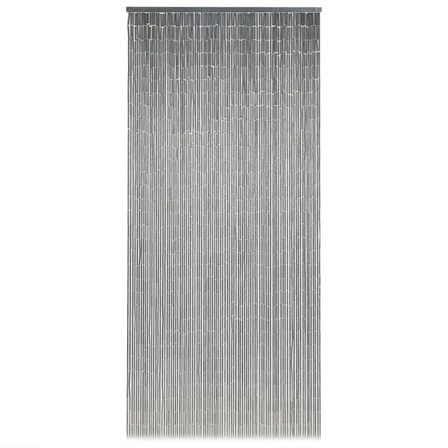 Berkfield Home Insect Door Curtain Bamboo 90x200 cm in Grey - image 1