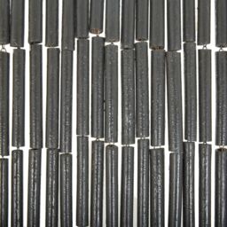 Berkfield Home Insect Door Curtain Bamboo 90x200 cm in Grey - thumbnail 3