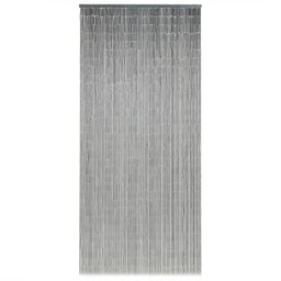 Berkfield Home Insect Door Curtain Bamboo 90x200 cm in Grey - thumbnail 1