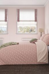 Helena Springfield 'Meadow Posy' Cotton Duvet Cover Set in Pink - Size: King