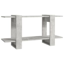 Berkfield Home Book Cabinet Concrete Grey 100x30x51cm Engineered Wood - Size: 100 x 30 x 51 cm - thumbnail 2