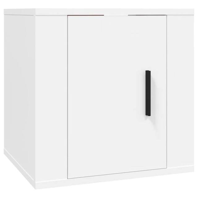 Berkfield Home Wall Mounted TV Cabinet White 40x34, 5x40 cm - image 1
