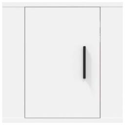 Berkfield Home Wall Mounted TV Cabinet White 40x34, 5x40 cm - thumbnail 5