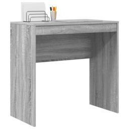 Berkfield Home Modern Writing Desk Grey sonoma Engineered wood 80 x 40 x 76 cm Simple