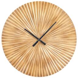 Wyld and Coco Brass Finish Aluminium Wall Clock 59cm in Bronze - thumbnail 2
