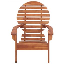 Berkfield Home Adirondack Chair Solid Acacia Wood in Brown - thumbnail 2