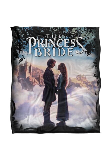 princess_bride Princess Bride Storybook Love Silky Touch Super Soft Throw Blanket 152 X 127 cm in White - image 1